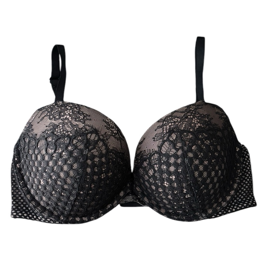 Victoria's Secret Very Sexy Fishnet & Lace Push-Up Bra 34D